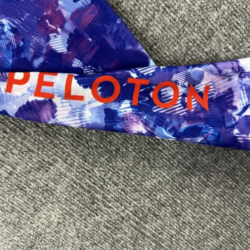 Wear It To‎ Heart Outfit Womens 2XL Blue Tie Dye Peloton Bra Leggings Yoga Set